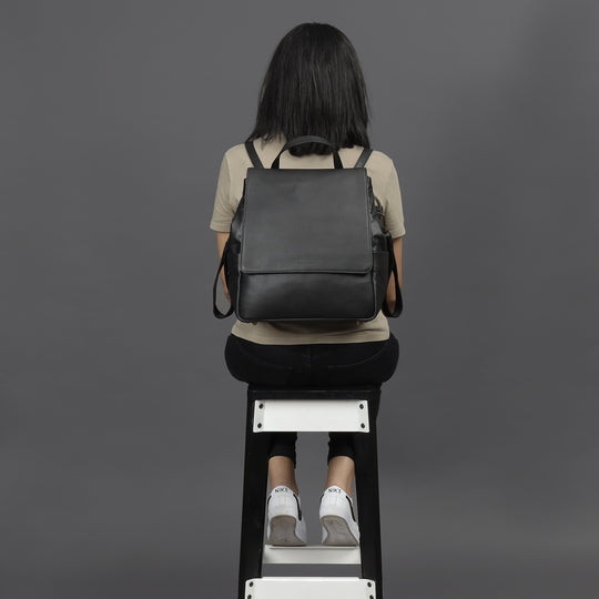 Donna Leather Diaper Bag