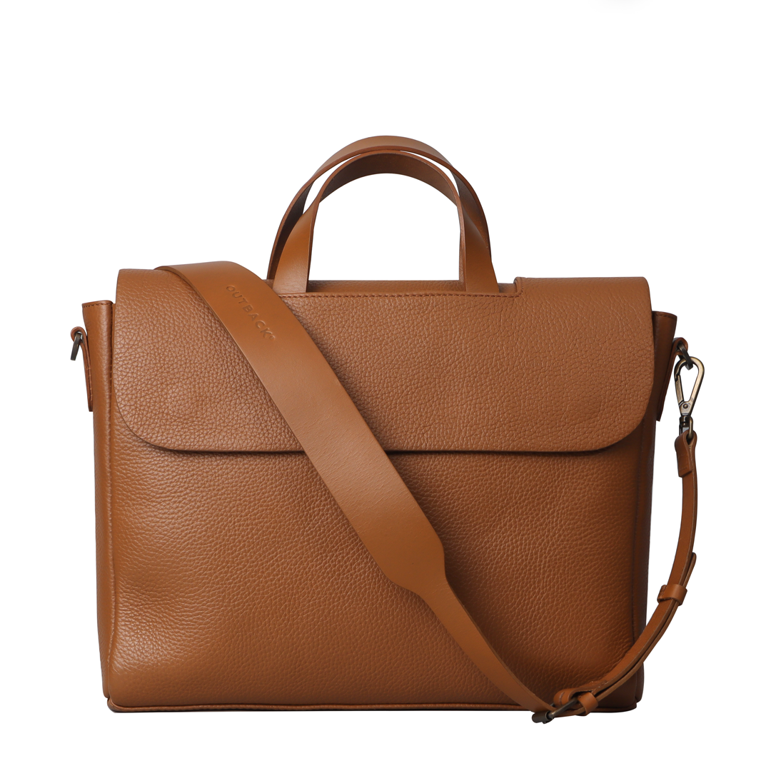 Tan Leather briefcase