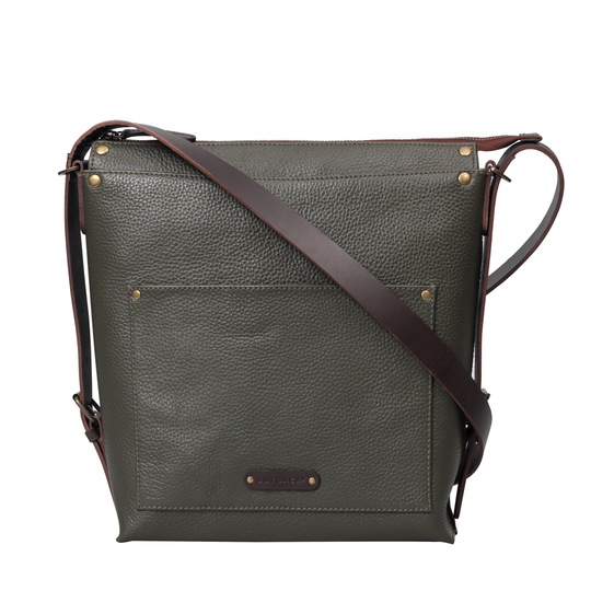 Jersey Leather Crossbody Bag