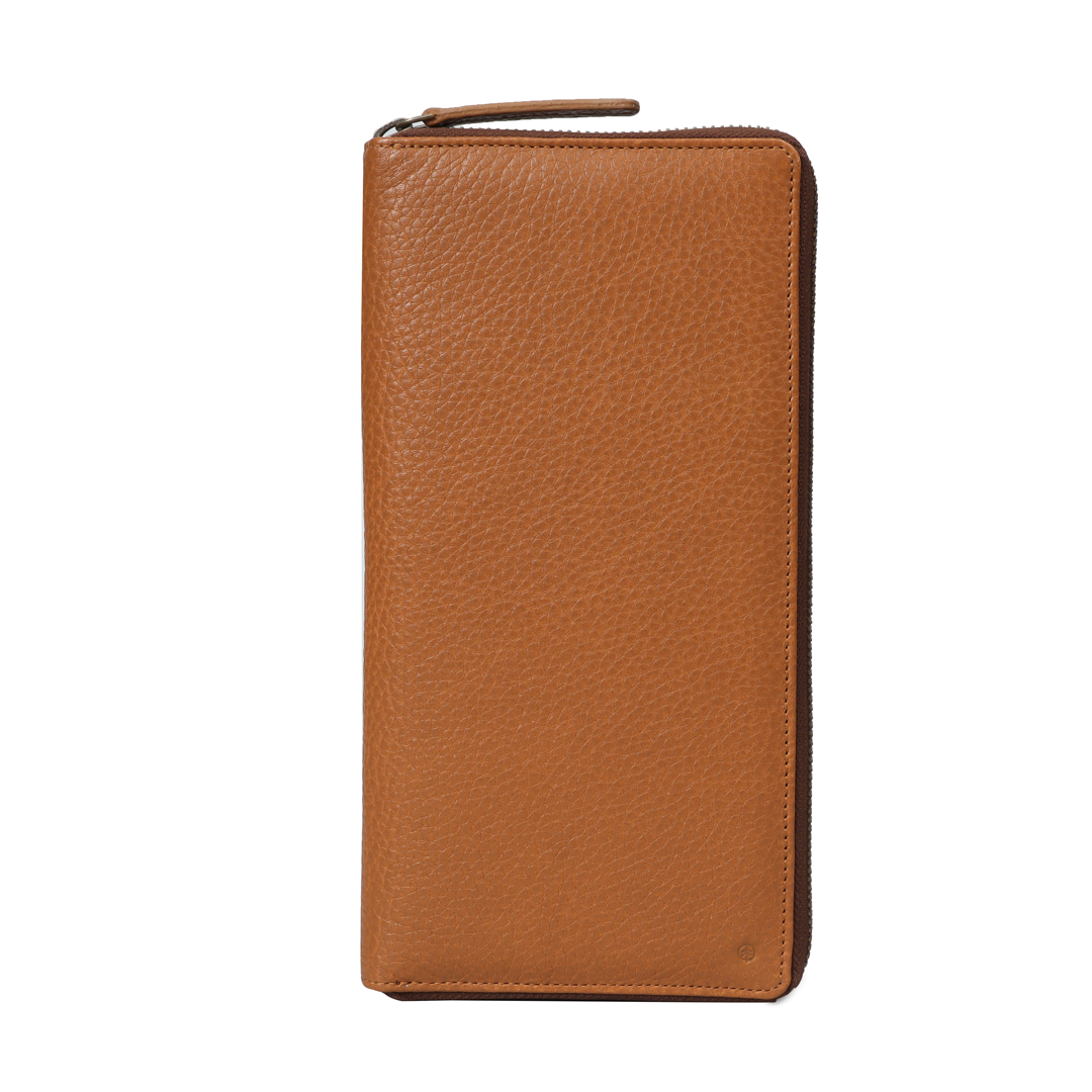Tan Cheque book wallet