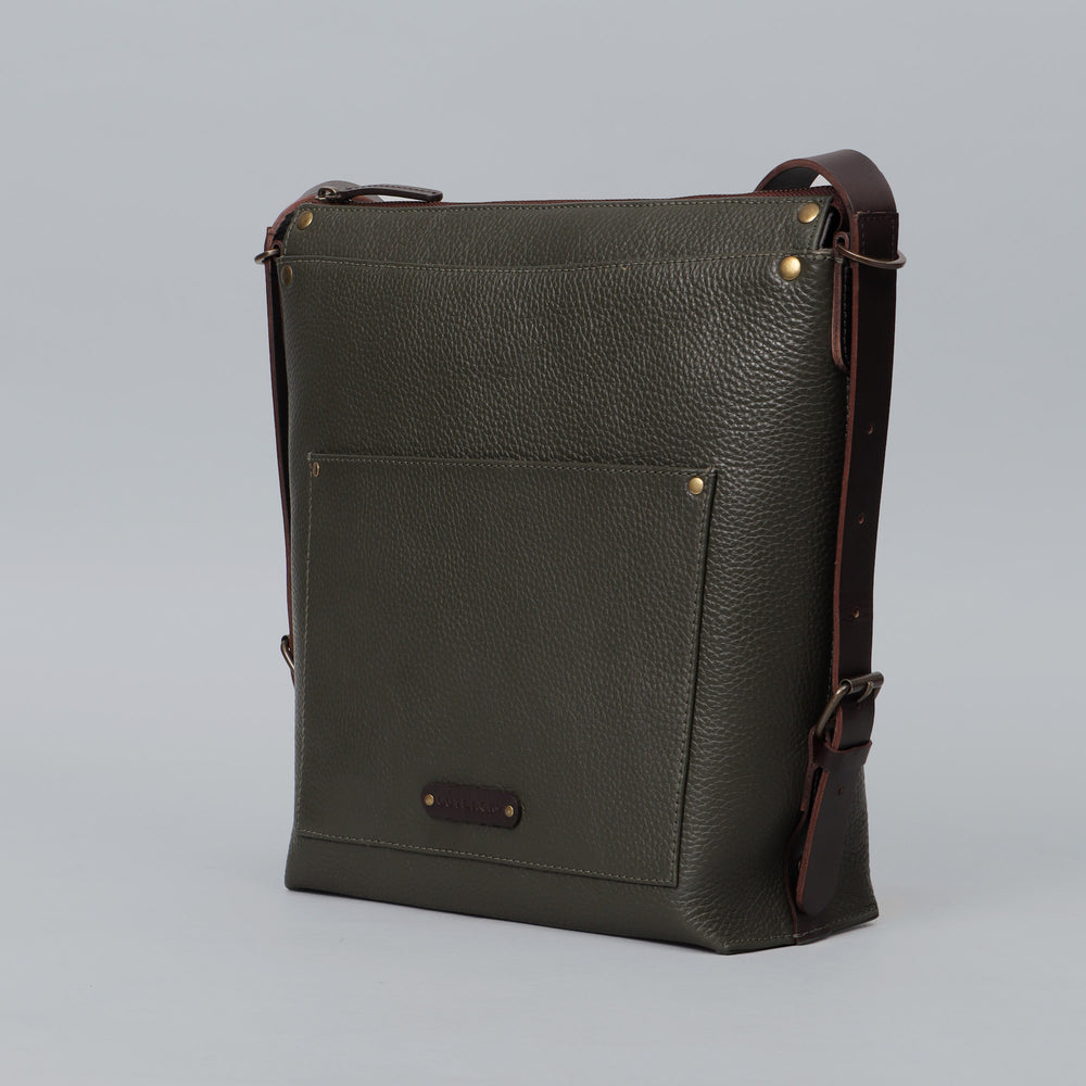 Jersey Leather Crossbody Bag