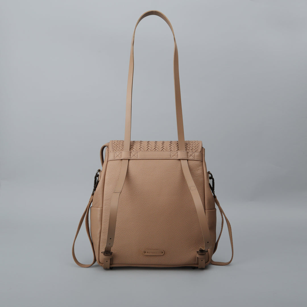 Donna Weaved Leather Diaper Bag