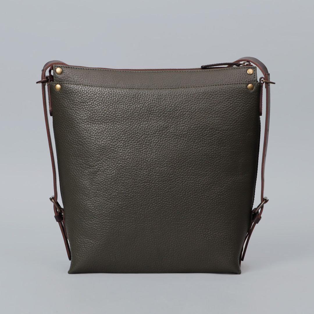 Jersey Leather Crossbody Bag