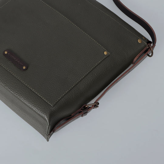 Jersey Leather Crossbody Bag