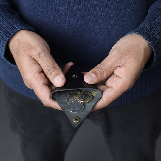 premium leather coins pouch