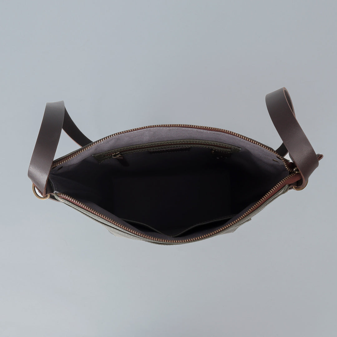 Jersey Leather Crossbody Bag