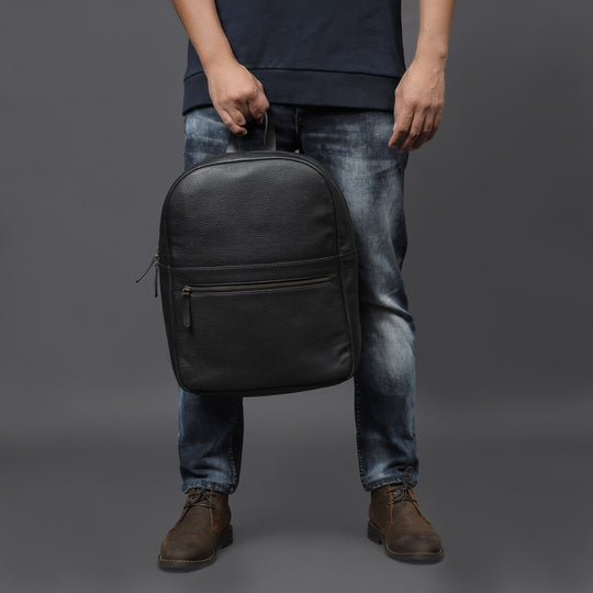 leather backpack for men
