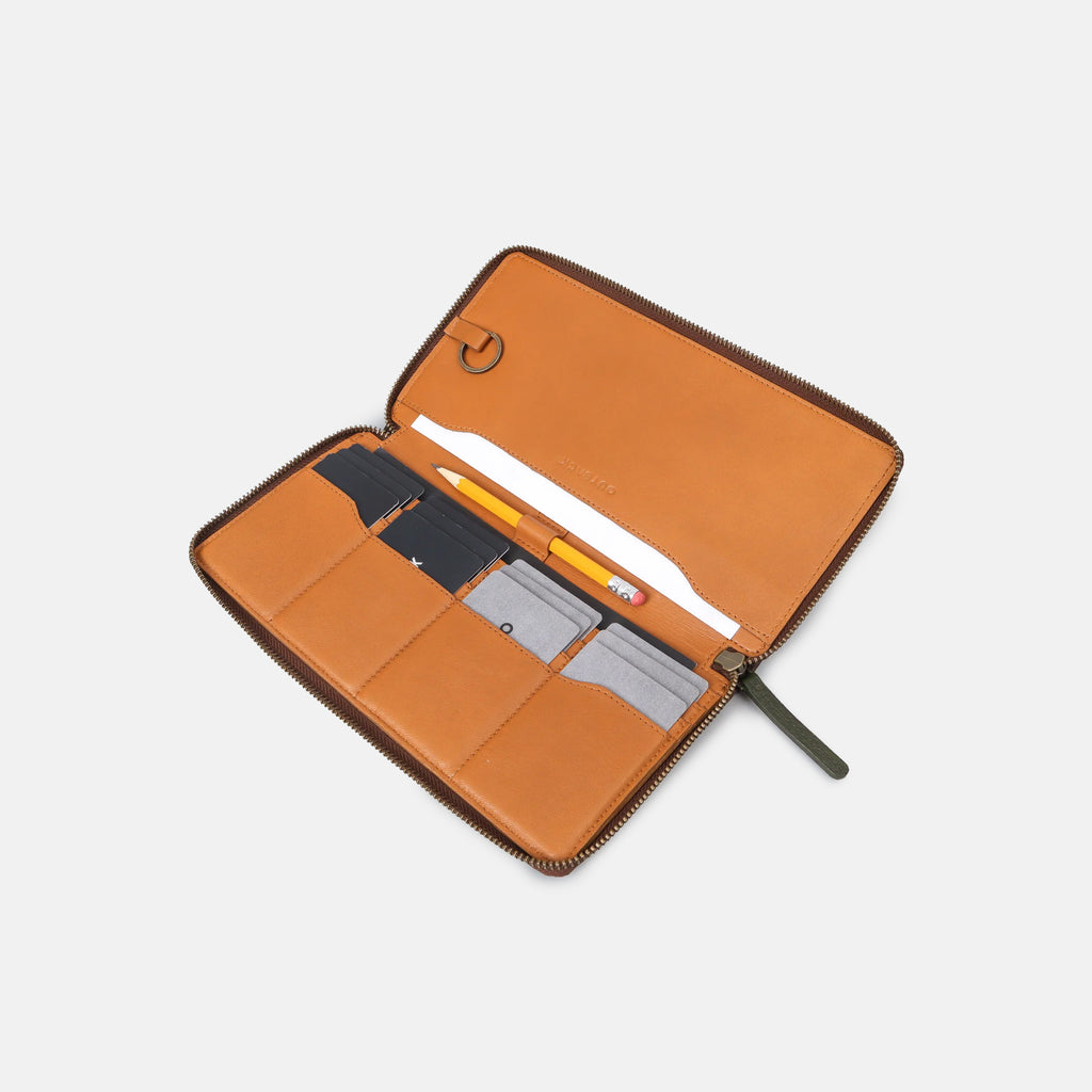 Cheque Book Leather Wallet