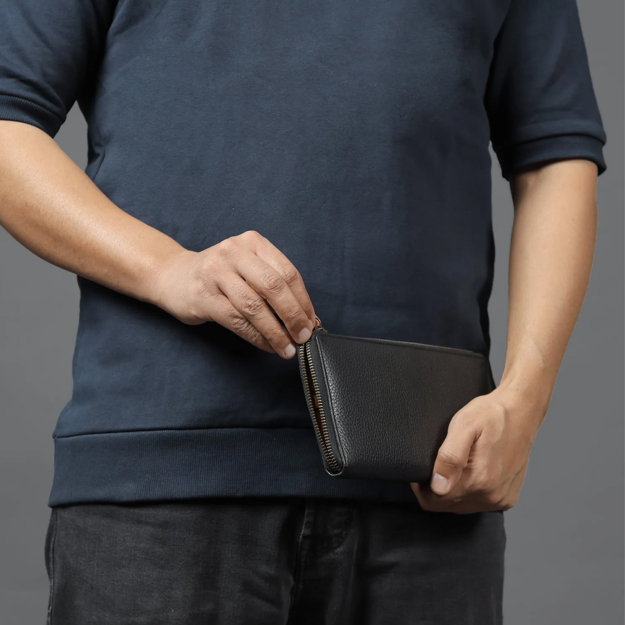 Cheque Book Leather Wallet