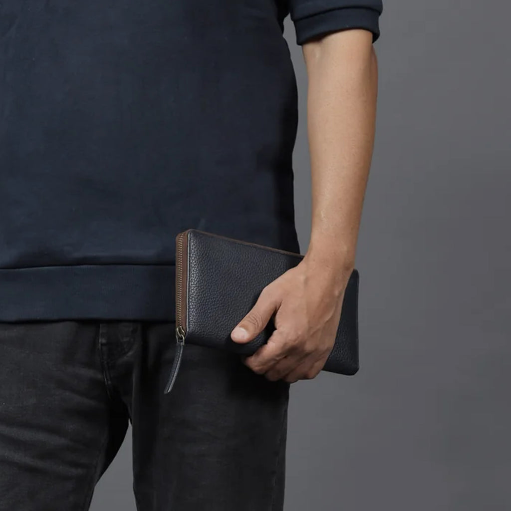 Cheque Book Leather Wallet