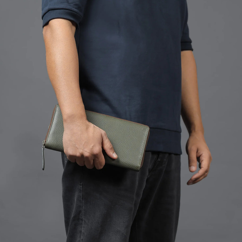 Cheque Book Leather Wallet