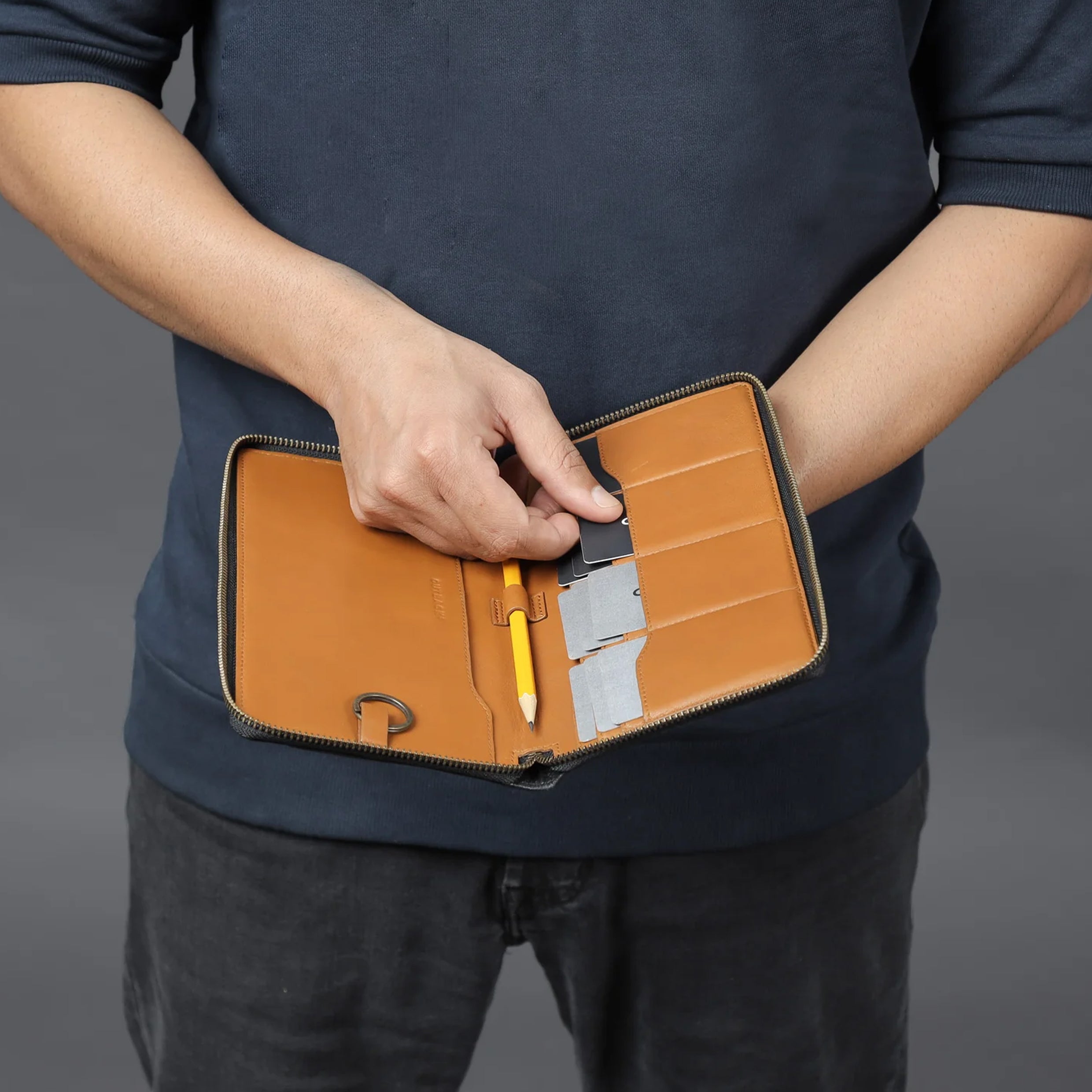 Cheque Book Leather Wallet