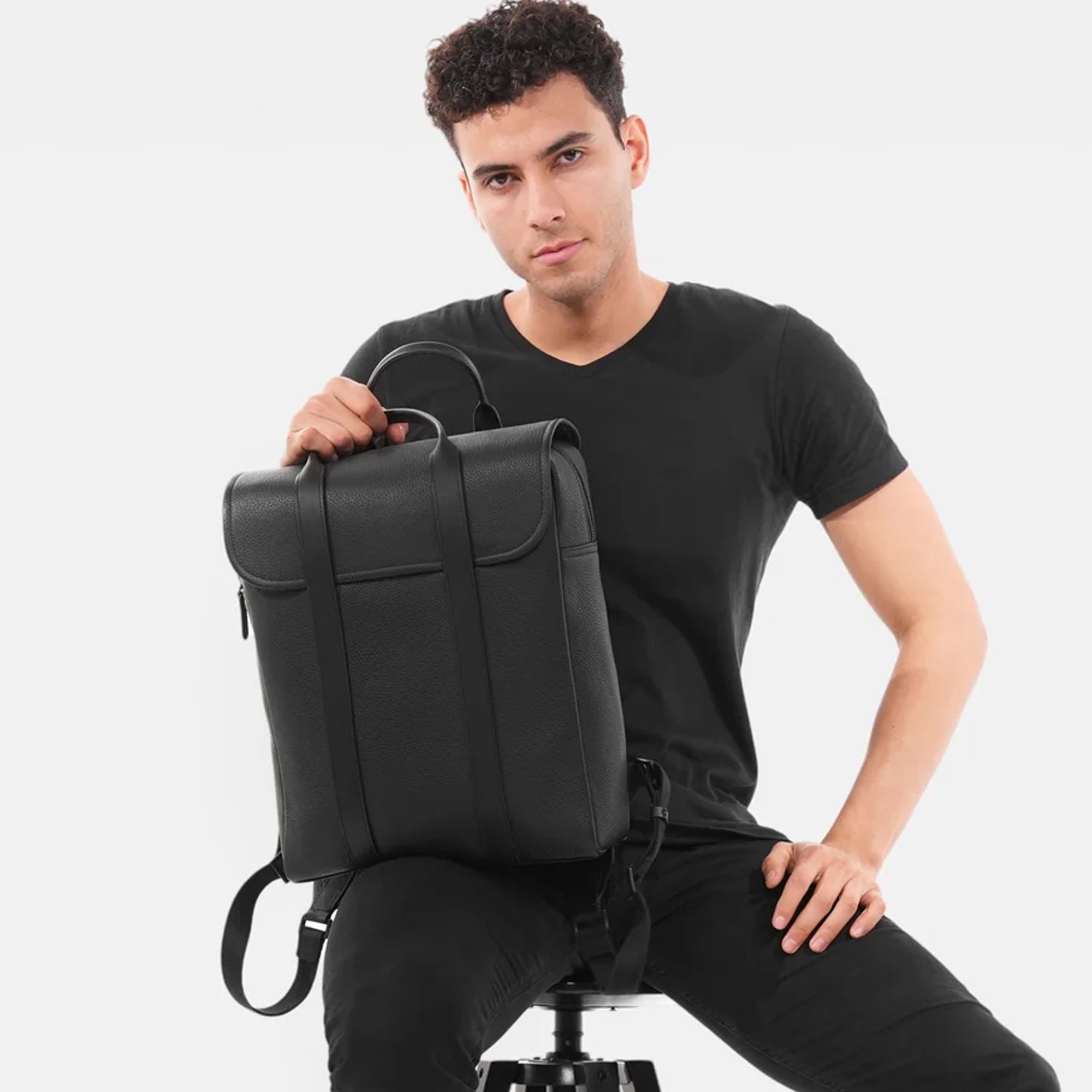 Chief Leather Backpack