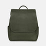 Donna Leather Diaper Bag in Olive, Full-Grain Leather