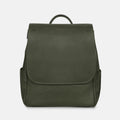 Donna Leather Diaper Bag in Olive, Full-Grain Leather