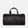 Miami Leather Gym Bag in Black, Full-Grain Leather