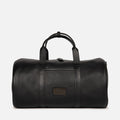 Miami Leather Gym Bag in Black, Full-Grain Leather