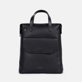 Austin Convertible Leather Bag in Black, Full-Grain Leather
