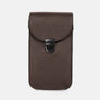 Sidekick Phone Sleeve in Brown, Full-Grain Leather