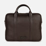 Miami Leather Briefcase in Brown, Full-Grain Leather