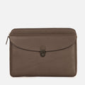 Mentor Laptop Case in Brown, Full-Grain Leather