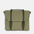 Legacy Canvas Briefcase in Green, Heavy Duty Canvas