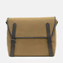 Metro Canvas Messenger Bag in Khaki, Heavy Duty Canvas