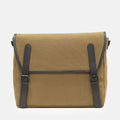 Metro Canvas Messenger Bag in Khaki, Heavy Duty Canvas