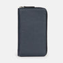 World Traveller Wallet in Navy, Full-Grain Leather