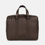 Creek Briefcase in Brown, Full-Grain Leather