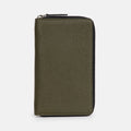World Traveller Wallet in Olive, Full-Grain Leather