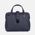 Athens Crossbody Bag in Navy, Full-Grain Leather
