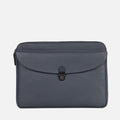 Mentor Laptop Case in Navy, Full-Grain Leather