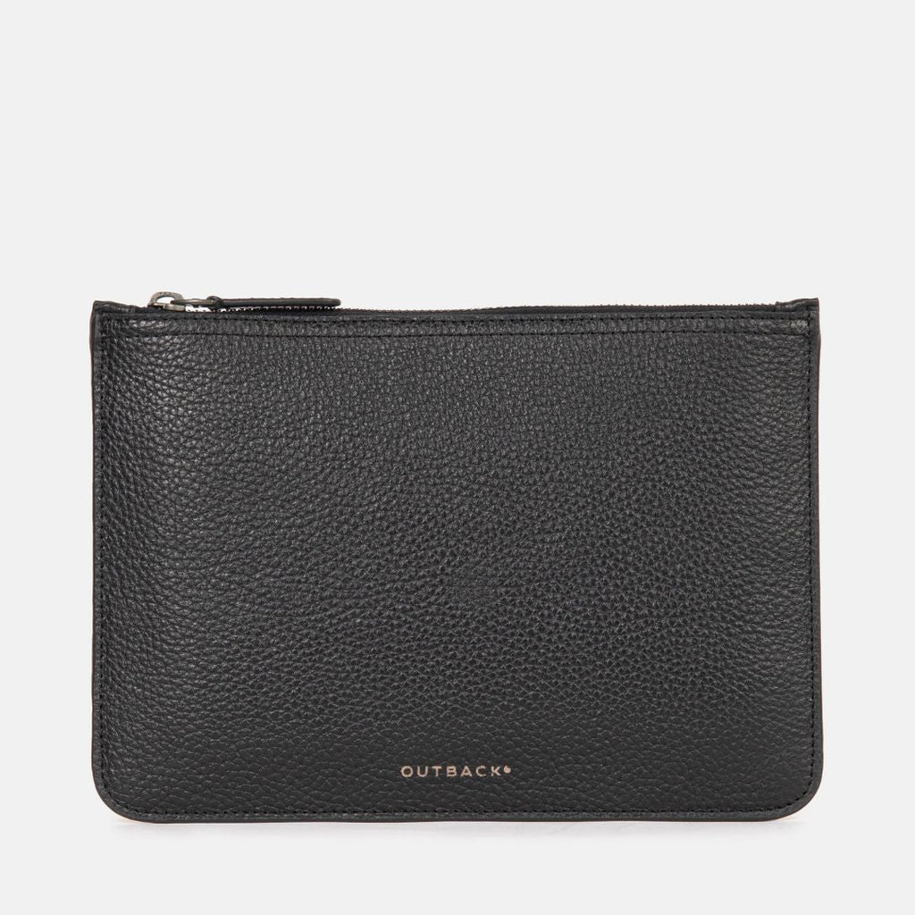 Form Leather Storage Case in Black, Full-Grain Leather