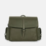 Pioneer Leather Bag in Olive, Full-Grain Leather