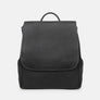 Donna Leather Diaper Bag in Black, Full-Grain Leather