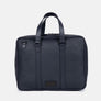 Creek Briefcase in Navy, Full-Grain Leather