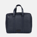Creek Briefcase in Navy, Full-Grain Leather