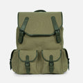 Nomad Canvas Backpack in Green, Heavy Duty Canvas