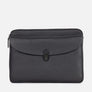 Mentor Laptop Case in Black, Full-Grain Leather
