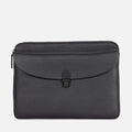 Mentor Laptop Case in Black, Full-Grain Leather