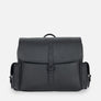 Pioneer Leather Bag in Black, Full-Grain Leather