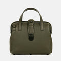 Athens Crossbody Bag in Olive, Full-Grain Leather