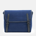 Metro Canvas Messenger Bag in Blue, Heavy Duty Canvas