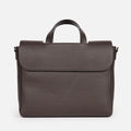 Muse Leather Briefcase in Brown, Full-Grain Leather
