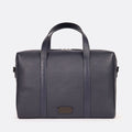 Executive Leather Briefcase in Navy, Full-Grain Leather