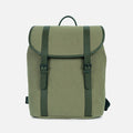 Lisbon Canvas Backpack in Green, Heavy Duty Canvas