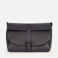 Clara Crossbody Bag in Navy, Full-Grain Leather