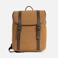 Lisbon Canvas Backpack in Khaki, Heavy Duty Canvas