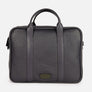 Miami Leather Briefcase in Navy, Full-Grain Leather